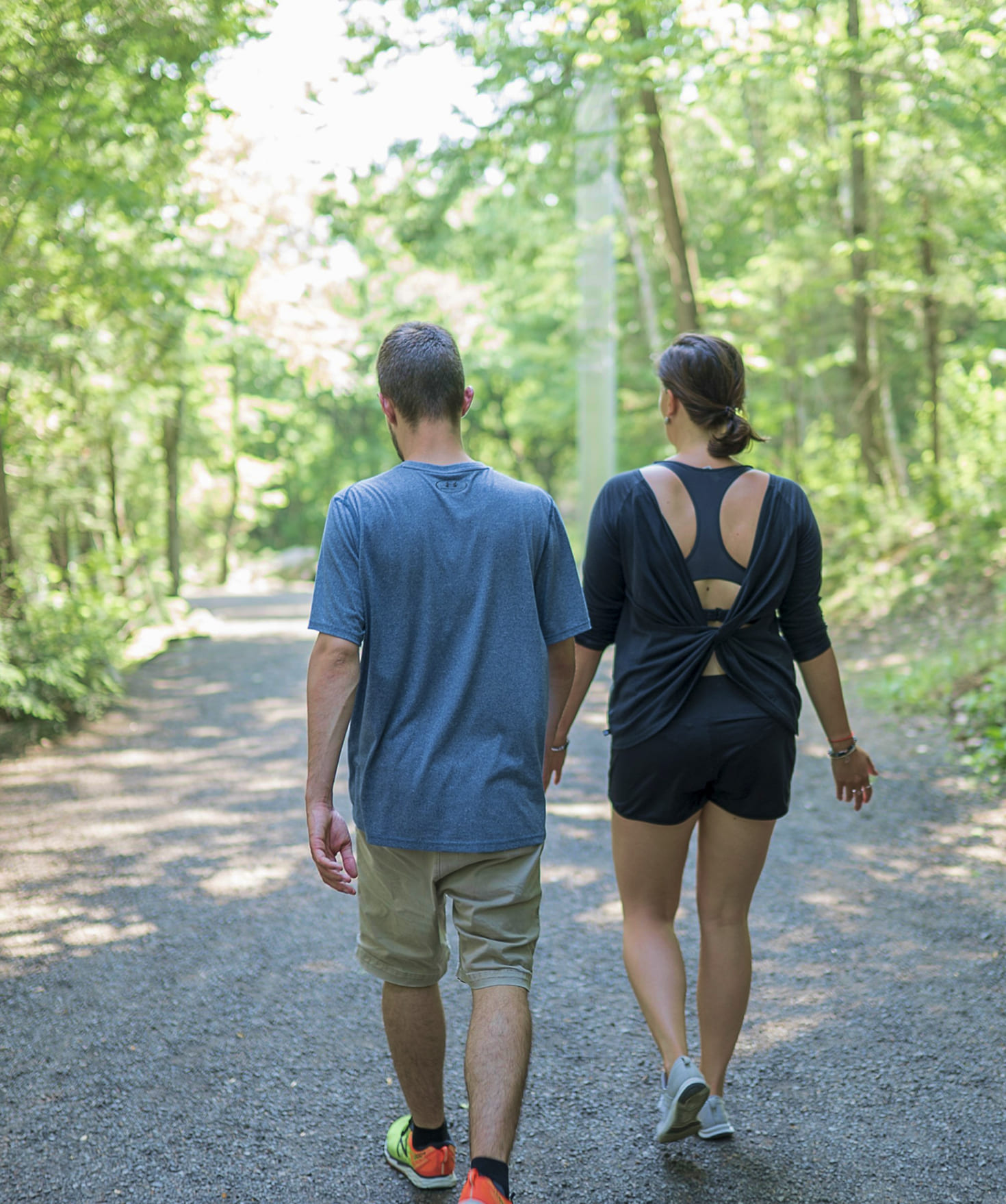 Sentier Canyon Sainte-Anne couple